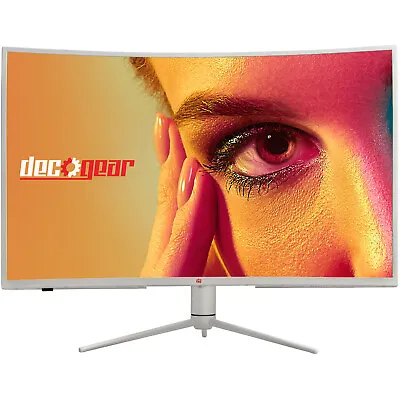 Deco Gear 39  Curved Ultrawide Gaming Monitor 2560x1440 HDR400 165Hz White • $299.99