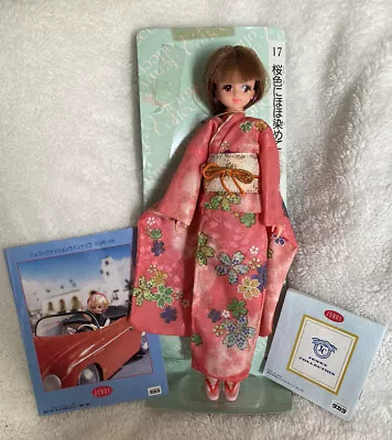 VTG 1990 Takara Jenny Doll #17 Pink Furisode Kimono Made In Japan Barbie • $70