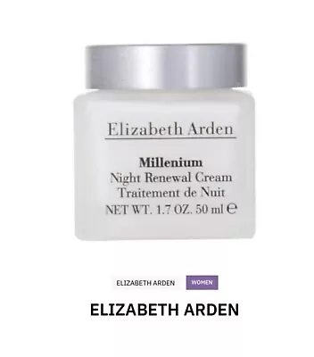 Elizabeth Arden Millenium Night Renewal Cream 1.7 Oz / 48g • $18.79