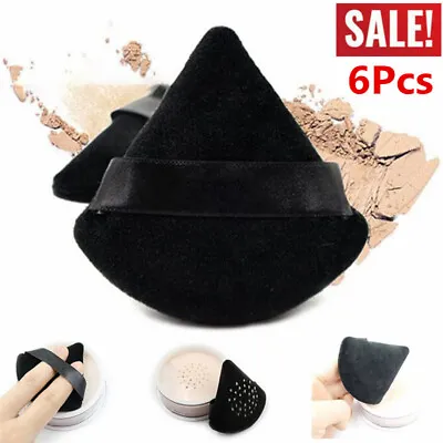 6Pcs Sponge Powder Puff Pads Soft Facial Beauty Face Foundation Cosmetic Tools~ • $3.96