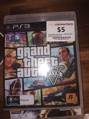 GTA 5 Grand Theft Auto V PS3 Sony Playstation 3 No Manual  • $10