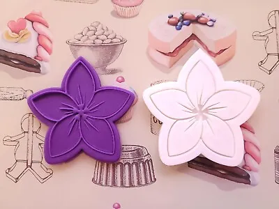 $8.46 • Buy Flower Cookie Cutter And Debosser - Frangipani, Fondant Stamp, 3D Printed