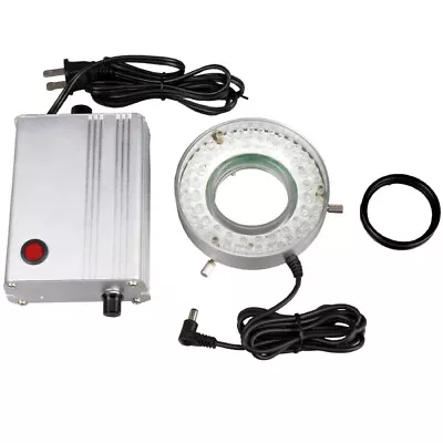 AmScope 60 LED Solid Metal Microscope Ring Light With Heavy-Duty Control Box • $79.99