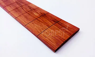 Bubinga Guitar Fretboard Fingerboard 25.5   Ibanez Scale Slotted R 17   • $59.77