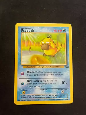 Psyduck 53/62 Fossil Pokemon Card Vintage WOTC • $2.99