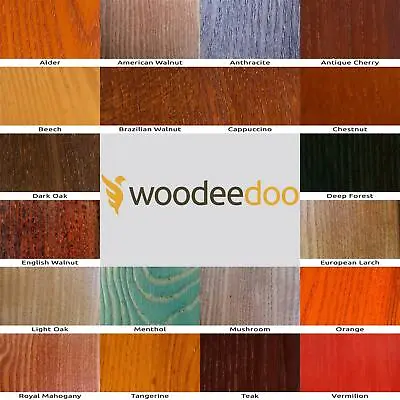 Water Based Interior Wood Stain Dye/ AUTUMN Range / Odour Solvent Free /Fast Dry • £1.95