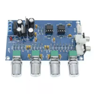 NE5532 HIFI Pre Amp Amplifier Volume Tone EQ Control Tuning Board Preamplifier • $9.88