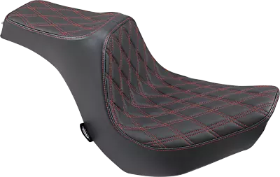 DS Double Red Diamond Predator III 2 Up Seat For Harley Breakout 107 18-19 • $461.95