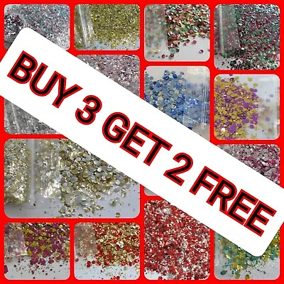 £2.95 • Buy Biodegradable Glitter Mix Chunky Craft Eco Wax Melts Cosmetic Buy 3 Get 2 Free