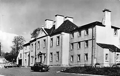 Hamilton Burgh Museum Cars Parked Hamilton Scotland RP Postcard • £6.60