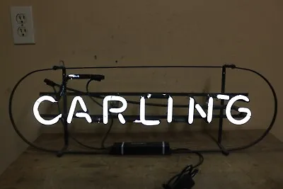 Vintage 1940's CARLING Beer Bar Tavern 28  Neon Lighted Light Sign WORKS • $195