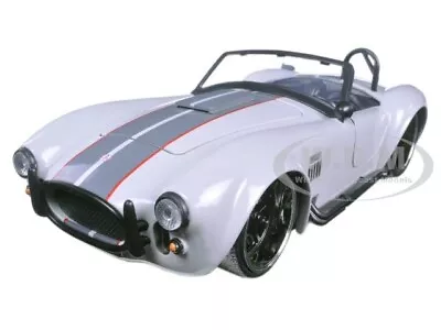 Box Dented 1965 SHELBY COBRA 427 S/C GRAY W/STRIPES 1/24 DIECAST BY JADA 99083 • $0.99