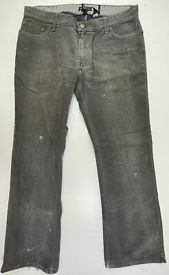 INC Men’s 100% Cotton Black Rio Fit Pocket Design Distressed Jeans 36W 32L • $14.99