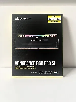 £75 • Buy Corsair Vengeance RGB PRO SL 32GB (2 X 16GB) PC4-28800 (DDR4-3600) Memory...