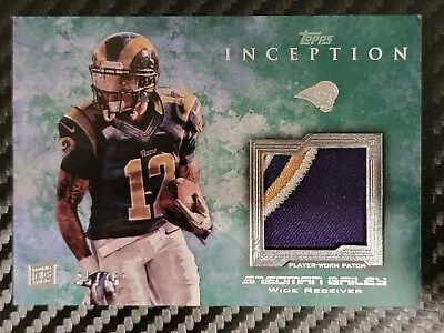 2013 Topps Inception Rookie Patch Stedman Bailey #RP-SB Patch #'d /75 • $5.25