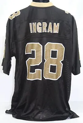 New Orleans Saints #28 Mark Ingram NFL Equipment Reebok On-Field Jersey Sz Large • $139.48