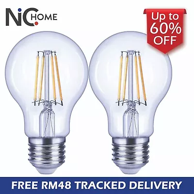 E27 LED Bulb 3.4W 2-20pack Equivalent To 40W Large Screw ES Globe Filament Lamp • £6.24