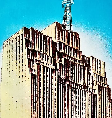 NYC Hotel Edison New York City C1940-50s New York Milton Kramer Garrison DWS5D • $19.99