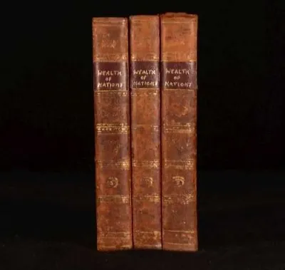 $6831.03 • Buy 1811 3Vol Inquiry Into The Nature And Causes Of The Wealth Of Nations Adam Smith