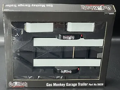 Gas Monkey Garage 1:18 Diecast Trailer With Tire Rack Geenlight/GMP New In Box • $89