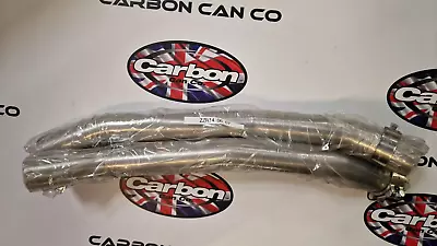 Kawasaki ZZR1400 07 UK Made T304 Stainless Exhaust Link Pipes & Clamps • £79