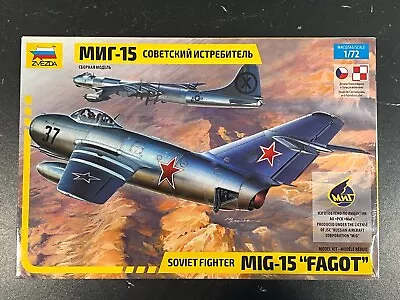 1/72 Soviet Jet Fighter MIG-15 FAGOT  - Zvezda 7317 • $15.30