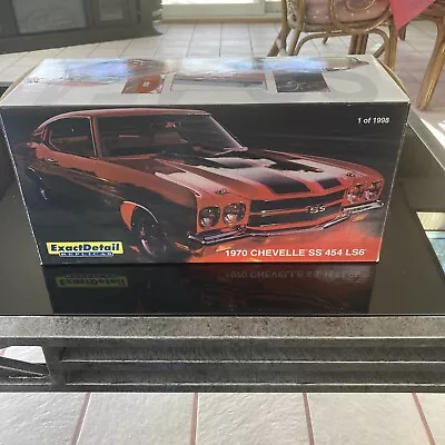 Exact Detail 1970 Chevrolet Chevelle Red LS6 1:18 Diecast W/ Box COA 188/1998 • $250