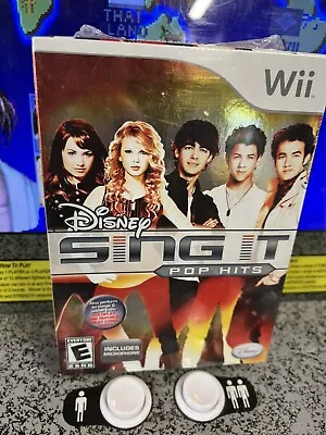 2007 Nintendo Wii Disney Sing It Pop Hits Microphone Bundle Taylor Swift SEALED • $50.15