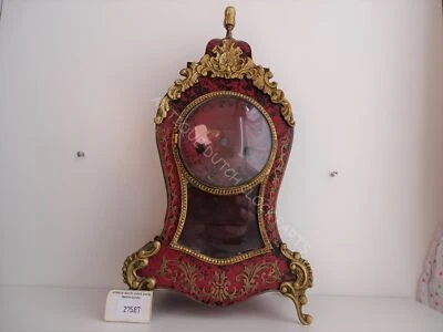 $88.50 • Buy Red Metal Clock Case For A German Schmid Mantel Clock With Brass Ornaments