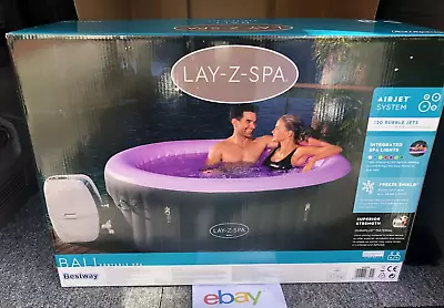 Lay-Z-Spa Bali - 4 Person LED Hot Tub Lazy Spa 2021 Model Brand New !! 💦🌞 • £299.99