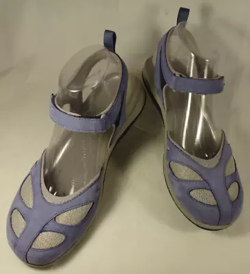 Merrell Siren Wrap Q2 Blue Velvet Morning Sport Sandal Shoe Mesh Nubuck Women 8 • $39.99