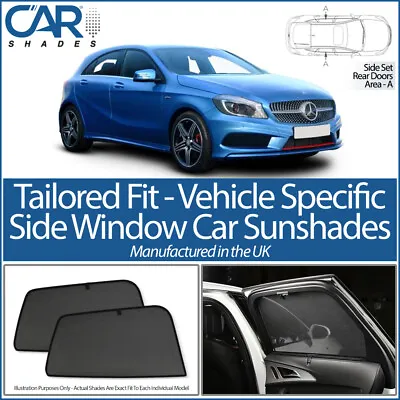 £49.99 • Buy Mercedes A-Class 5dr 2012-2018 CAR SHADES UK TAILORED UV SIDE WINDOW SUN BLINDS