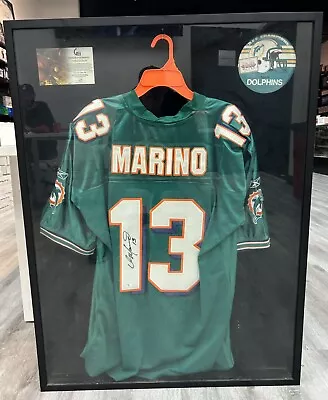 1983 DAN MARINO GAI Authentic Autographed Miami Dolphins Jersey Variation KB1 • $1.94