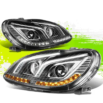 LED DRL Projector Headlight Lamp For Benz W220 S-Class AMG 00-06 Black Housing • $380