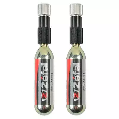 2 X Zefal EZ Control Bike Cycle Air Tyre Inflation CO2 Pump With 16g Cartridge • £21.69