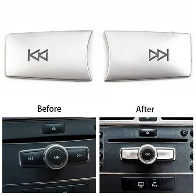 For-Mercedes For-Benz C E Class W204/W212 Accessories Volume Button Covers Trims • $7.61