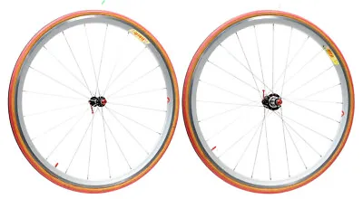 Velocity Deep V Pro Elite 700c Road Wheelset Campagnolo 10/11/12s Tubular QR Rim • $271.99