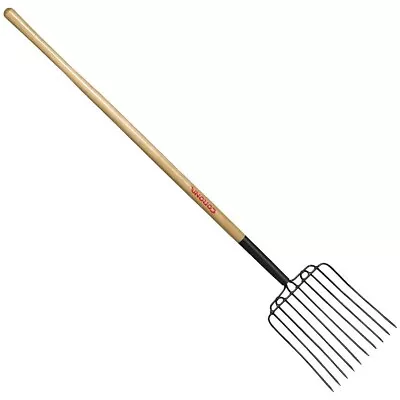 CORONA FK 42010 Manure Fork 10 Tine 48  Ash Wood Handle FK42010 • $95