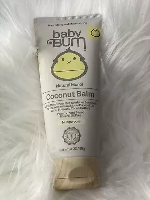 Sun Bum Baby Bum Monoi Coconut Balm Ultra Moisturizer Aloe Shea Cocoa Butter 3oz • $10.50