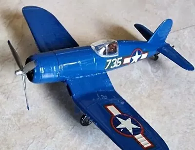 WW2 Vought F4U Corsair Fighter Model Assembled - Vintage-  • $49.99