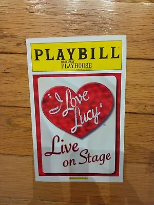 I Love Lucy Live On Stage Playbill Feb. 3013 • $9.99