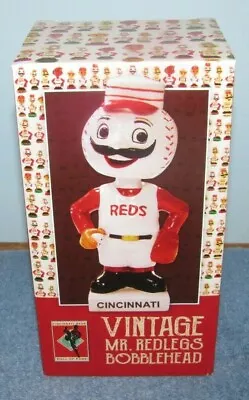 2018 Cincinnati Reds Hall Of Fame Vintage Look Mr. Red Bobblehead Original Box • $17.24