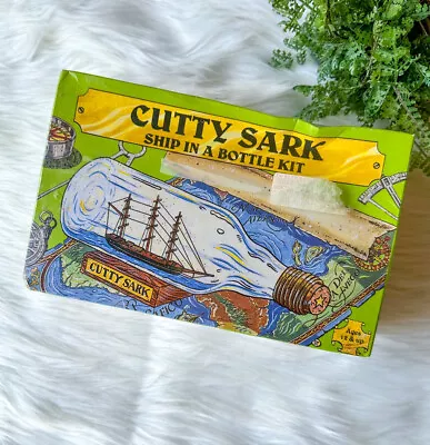 Cutty Sark Ship In A Bottle Model Making Kit #206 Factory Sealed 1984 Vintage • $22