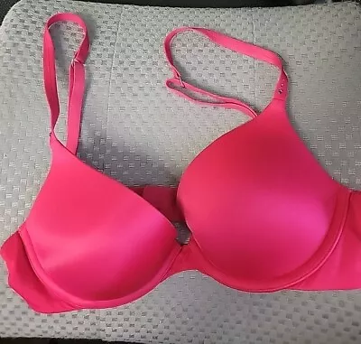 Victoria's Secret NEW! Bright Pink Biofit Demi Uplift Push-Up Bra Size 34B • $22