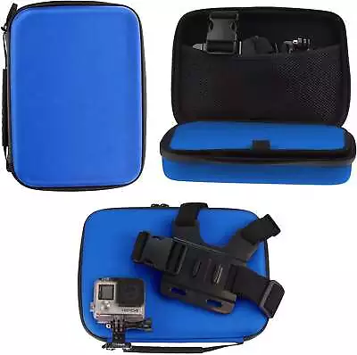 Navitech Blue Rugged Action Camera Hard Case For EKEN H9R 4K • $33.26