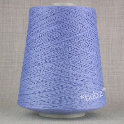 £19.95 • Buy SUPER SOFT ITALIAN 3 PLY MERINO WOOL YARN 400g CONE CORNFLOWER BLUE KNITTING