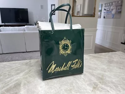 Marshall Fields Green Tote Vintage Bag New With Tags Small  • $67