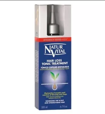 Natur Vital Hair Loss Tonic Treatment 200ml EXPIRY 06/2028 • £17.95