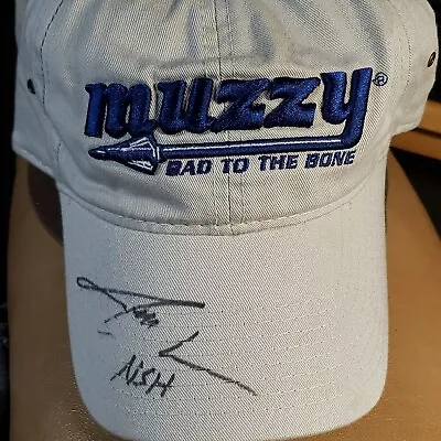 Muzzy Bad To The Bone Archery Broadheads Baseball Hat Cap Signed Hunting • $34.95