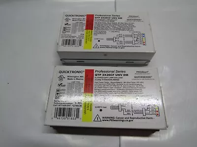 (2) Quicktronic Professional QTP2x26CF/UNV-DM 2-Lamp T4 Electronic Ballast • $34.99